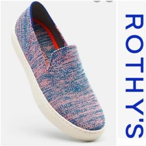 NEW Women’s Rothy’s | The Original Slipon Sneaker | Turquoise Melange | Size 9.5
